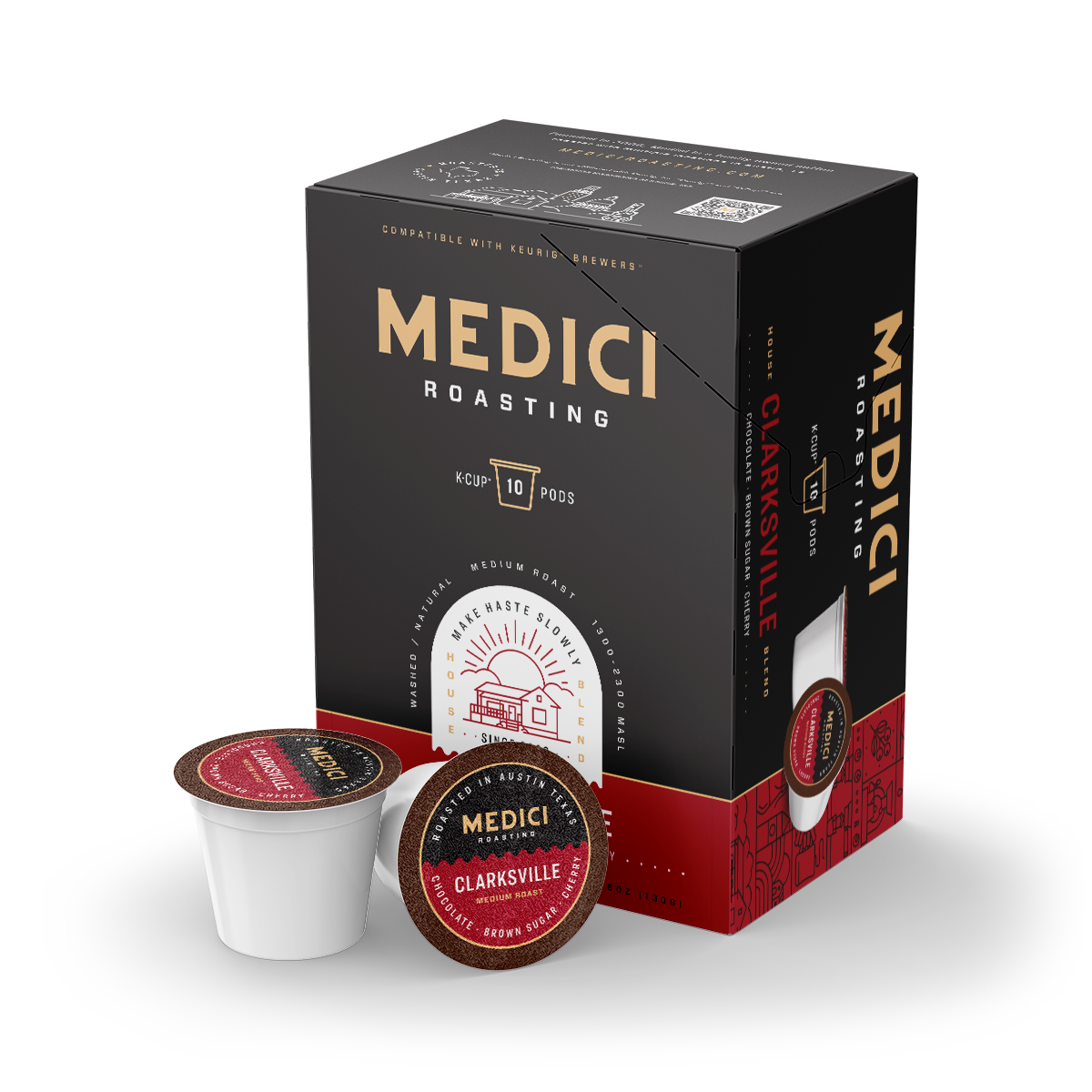 K Cup Clarksville Medium Roast 10pk. Medici Roasting